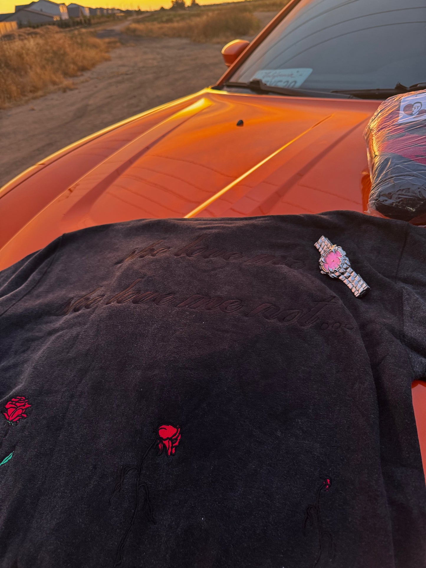 🖤 LOST LOVE — ACID WASH HOODIE